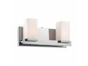 Elk Group International BV1532 10 15 Sleek 2 Light Vanity With White Opal Glass Chrome