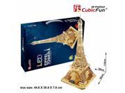 Primo Tech L199H 3D Puzzle LED Eiffel Tower XL Gold Edition