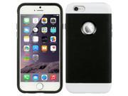 DreamWireless TCAIP6 SL WT Apple iPhone 6 Hybrid Case Silk Tpu Plus Frame White