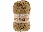 Mary Maxim Y083 304 Natural Alpaca Tweed Yarn Sand Dune