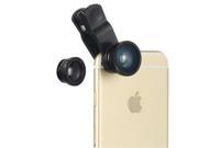 DreamWireless LENS3IN1 BK Universal Clip On 3 In 1 Fisheye Wide Angle Macro Camera Lenssmart Phones Black