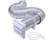 Lambro Industries Vent Kit Dryer Alum 4Inx8Ft Wh 407W