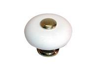 BWP222 LAD Easy Living 1.25 in. Cabinet Knob Light Almond Insert With Lancaster
