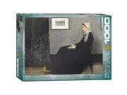 EuroGraphics 6000 0749 The Artists Mother By James Abbott McNeill Whistler Puzzle 1000 Pieces