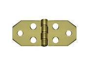 Stanley N211 862 0.38 x 1.18 in. Solid Brass Decorative Hinge 2 Pack