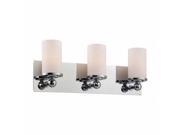 Elk Group International BV2243 10 15 Adam 3 Light Vanity White Opal Glass Chrome Finish