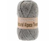 Mary Maxim Y083 309 Natural Alpaca Tweed Yarn Grey