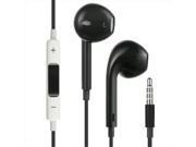 DreamWireless HFIPUBK iPhone Ipod iPad Stereo Hands Free With Mic Black C 3.5Mm