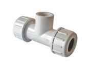 American Valve Tee Compression Pvc 3 4 Inch P230 3 4