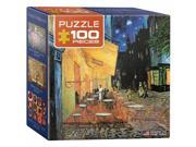 Euro Graphics 8104 2143 Cafe At Night By Vincent Van Gogh Mini Puzzle