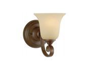 Monte Carlo VS10401 CB Vista 1 Bulb Vanity Corinthian Bronze