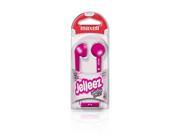 Maxell 191571 Jelm Pk Earbud With Mic Jelleez Series Pink Earbud