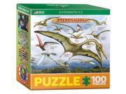 Euro Graphics 8104 0680 Pterosaurs Mini Puzzle