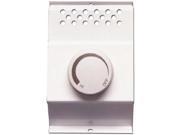 Cadet 08734 Double Pole Built In Baseboard Thermostat White