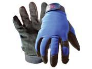 Boss Gloves Medium Black Blue Boss Guard Leather Gloves 890M