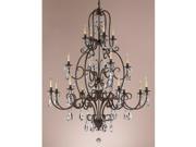 Feiss F2230 8 4 4ATS Salon Ma Mason Collection Aged Tortoise Shell Chandelier 3 Tiers
