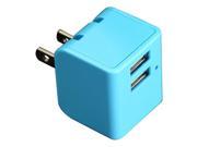 Pilot Automotive CA 4128B 12W Home Dual USB Power Charger Blue