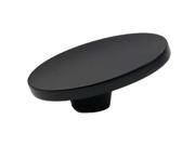 BWP3445 MB Belwith 0.94 x 1.62 in. Oval Knob Matte Black