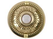 Thomas Betts Carlon DH1650L Wired Button Round Antique Brass Lighted