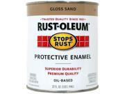 Rustoleum 1 Quart Sand Gloss Stops Rust Protective Enamel 7771 502