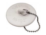 Hardware Express 2489493 Rubber Basin Stopper With Chain