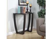 Convenience Concepts 121146 Newport Glass Top Console Table