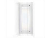 A19 G2D String Quartette Wall Sconce White Satin Jewel Collection