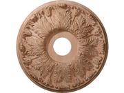 Ekena Millwork CMW16FLMA 16 in. OD x 3.87 in. ID x 1.12 in. P Carved Florentine Ceiling Medallion Maple
