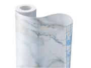 Kittrich Corp 09F C9533 12 18 In. x 9 Ft. White Marble Contact Paper