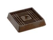Shepherd Hardware 19076 2 in. Square Furniture Cup 4 Pack