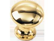 Laurey 52537 1.5 in. Polished Brass Knob Pack of 25