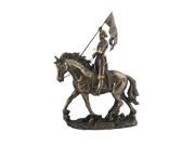 Unicorn Studios WU76003A4 Joan of Arc On Horse Back with Flag Mbz and Color