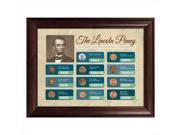 American Coin Treasures 12438 The Lincoln Penny Historical Chronological Highlights Framed