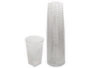 Wna RSMT101516 Plastic Milan Tumblers Clear 10 oz.