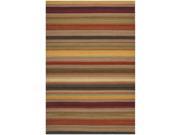 Safavieh STK315A 24 2 ft. 6 in. x 4 ft. Contemporary Striped Kilim Gold Runner Rug