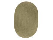 Rhody Rug S111A015X015 Solid Wool Chair Pad Moss Green