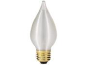 Westinghouse 03019 4 x 2.2 in. 60W 120V C15 White Glowescent Spun Satin Light Bulb Pack of 6
