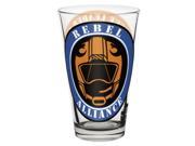 Zak Designs SWRD 1401 Star Wars Classic Rebel Alliance 10 oz. Glass Tumbler