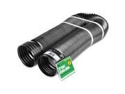 Amerimax Home Products 50710 Solid Black Flex Drain Polyethylene 4 in. x 12 ft