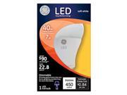 GE Lighting 13448 7W White Omni Directional LED Bulb