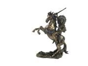 Unicorn Studios WU75819A4 Sioux Chief Raising Rifle on a Rearing Horse