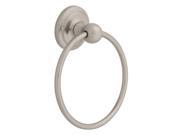 Franklin Brass 9016SN 6.3 L in. Jamestown Towel Ring Satin Nickel 1 Pack