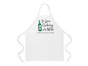 L.A. Imprints 2088 Cooking with Wine Apron