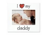 Lawrence Frames 550164 I Love My Daddy Picture Frame White 0.67 in.