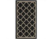 Safavieh CY6918-226-4 4 ft. x 5 ft. -7 in. Small Rectangle Indoor-Outdoor Courtyard, Black and Beige, Machine Made Rug Safavieh CY6918-226-4 4 ft. x 5 ft. -7 in. Small Rectangle Indoor-Outdoor Courtyard, Black and Beige, Machine Made Rug