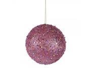 Vickerman P797309 4.75 in. Lavender Jewel Ball with String
