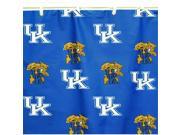 Comfy Feet KENSC Kentucky Printed Shower Curtain Cover 70 in. X 72 in.