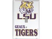 Dixie LS 10089 Louisiana State University Metal Novelty Light Switch Cover Plate
