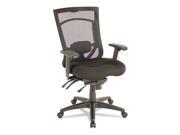 Alera EX4114 EX Series Mesh Multifunction High Back Chair Black