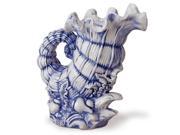 Kaldun and Bogle 0962248 7.50 x 3.70 x 7.00 Blue White Ceramic Shell Pitcher Pack of 2